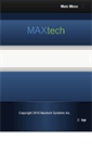 Mobile Screenshot of maxtechsystems.com