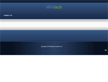 Tablet Screenshot of maxtechsystems.com